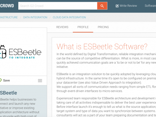 ESBeetle profile on G2 Crowd